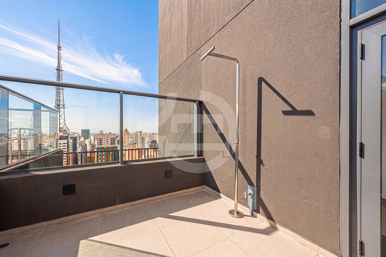 Studio Premium na Al. Santos | Metrô e Paulista