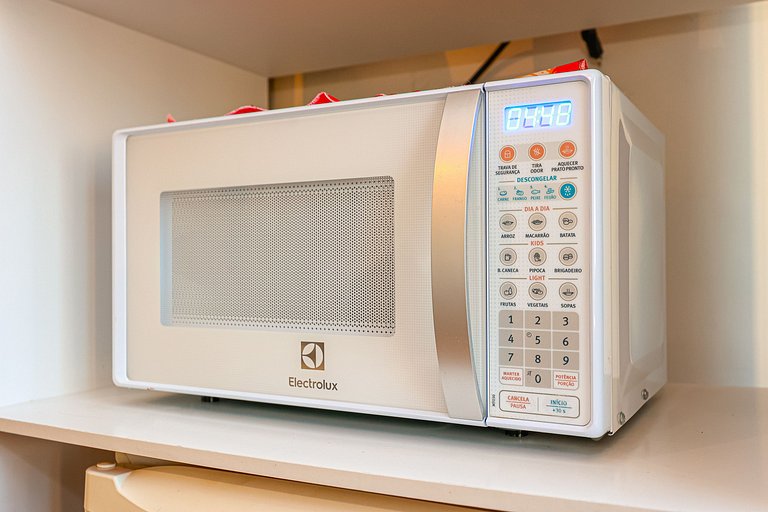 Flat espaçoso completo | Vaga inclusa | 3 hóspedes