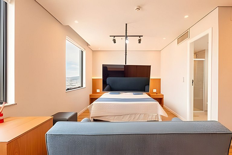 Flat premium 1 vaga e piscina, Alphaville | 1610