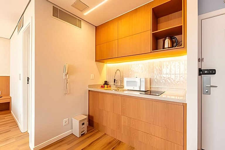Flat premium 1 vaga e piscina, Alphaville | 1610