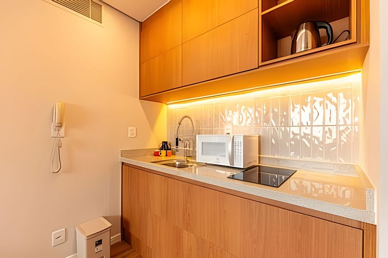 Flat premium 1 vaga e piscina, Alphaville | 1610