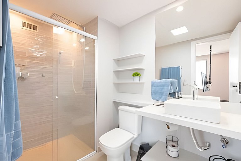 Flat premium 1 vaga e piscina, Alphaville | 1610