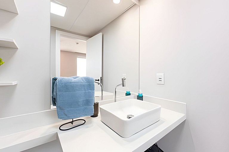 Flat premium 1 vaga e piscina, Alphaville | 1610
