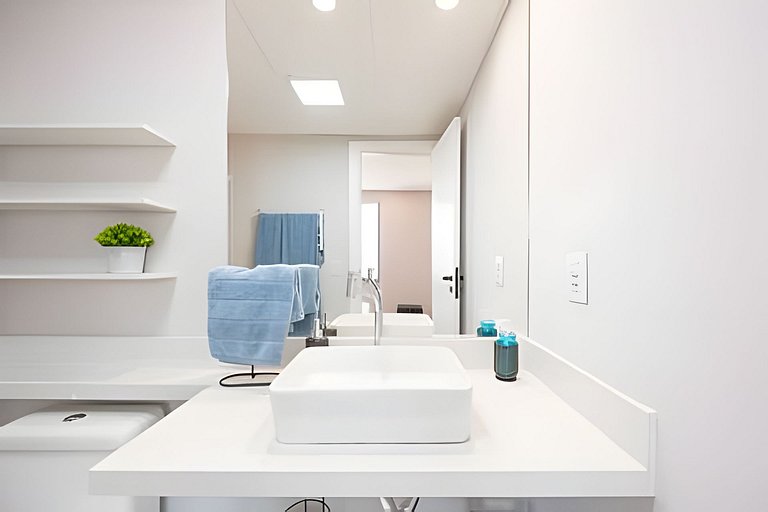 Flat premium 1 vaga e piscina, Alphaville | 1610