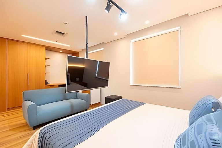 Flat premium 1 vaga e piscina, Alphaville | 1610