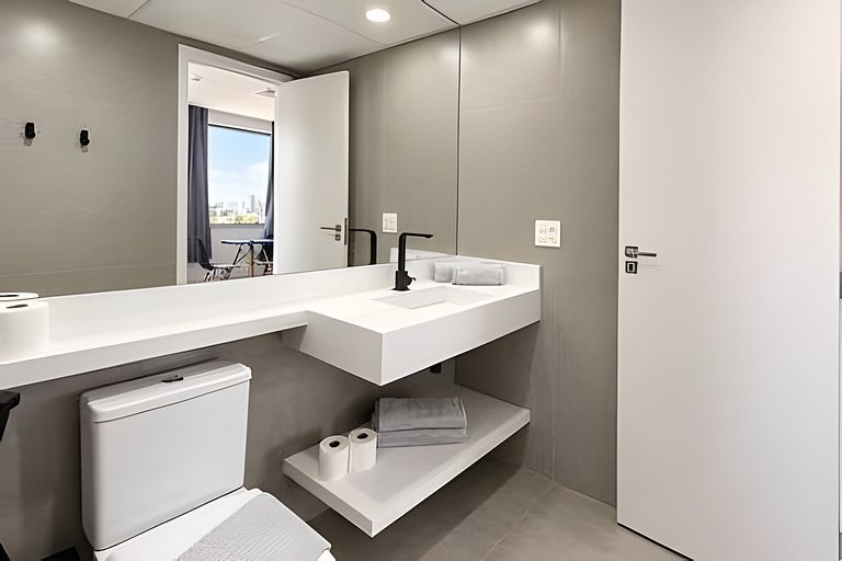 Flat 1 vaga, piscina, prox. Alphaville | 1207