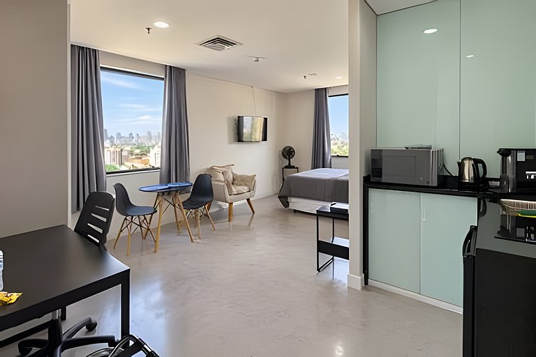 Flat 1 vaga, piscina, prox. Alphaville | 1207