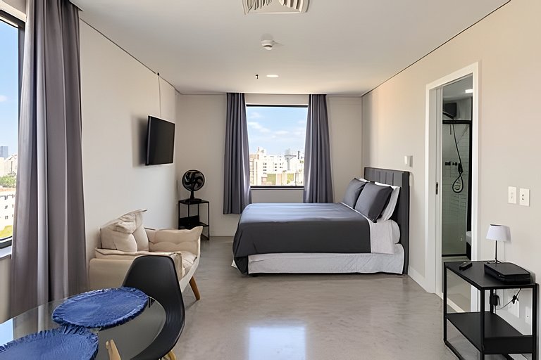 Flat 1 vaga, piscina, prox. Alphaville | 1207