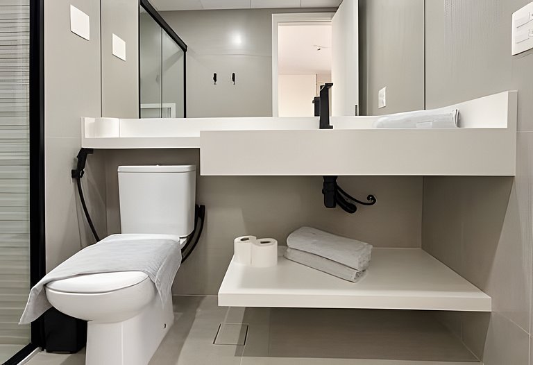 Flat 1 vaga, piscina, prox. Alphaville | 1207