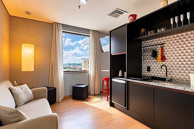 Flat com 1 vaga , prox Alphaville | 1510